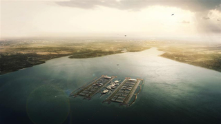 Illustration for article titled 12 Radical, Unbuilt Airports From 100 Years of Air Travel